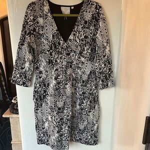 HD in Paris Monochrome Patterned Dress